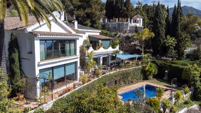 4 chambre Villa/Maison à vendre à Mijas pueblo, Mijas avec piscine garage - 2 500 000 € (Ref: 9707501)