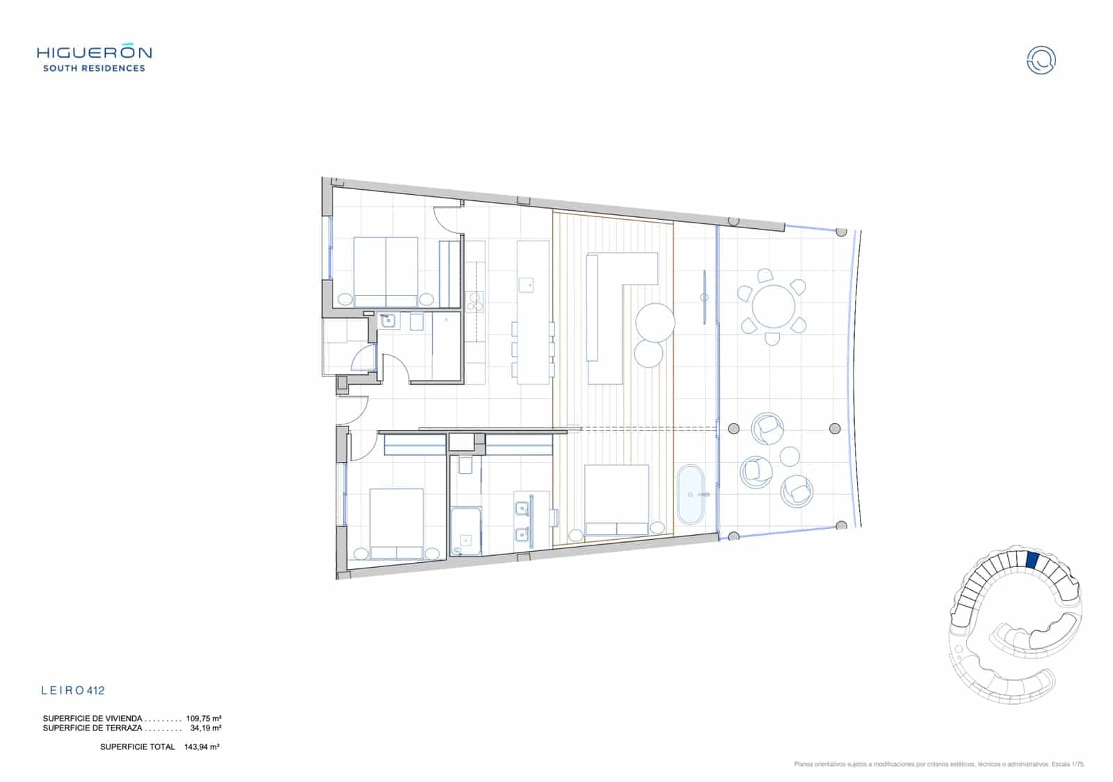 3 sovrum Lägenhet till salu i Fuengirola med pool garage - 1 050 000 € (Ref: 9907004)