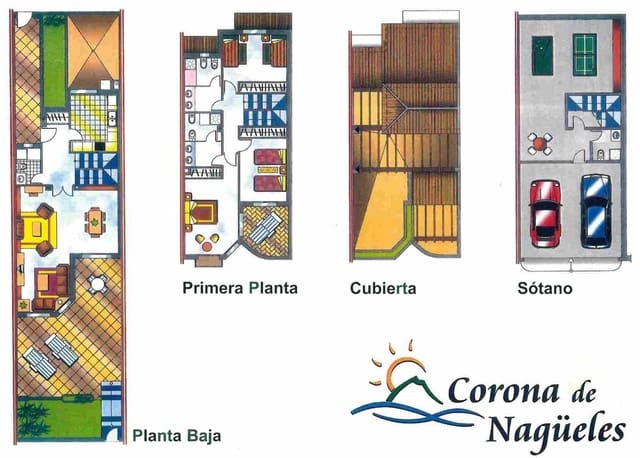 3 chambre Maison de Ville à vendre à Lomas De Marbella, Marbella avec piscine garage - 875 000 € (Ref: 10124457)