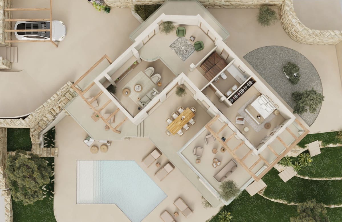 4 soveværelse Villa til salg i Manilva med swimmingpool - € 1.595.000 (Ref: 9252521)