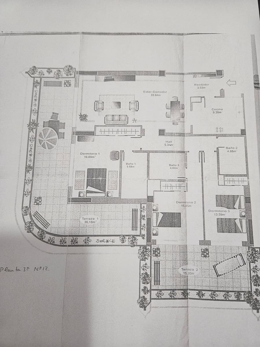3 camera da letto Appartamento in vendita in Guadalmina con piscina - 540.000 € (Rif: 9715183)