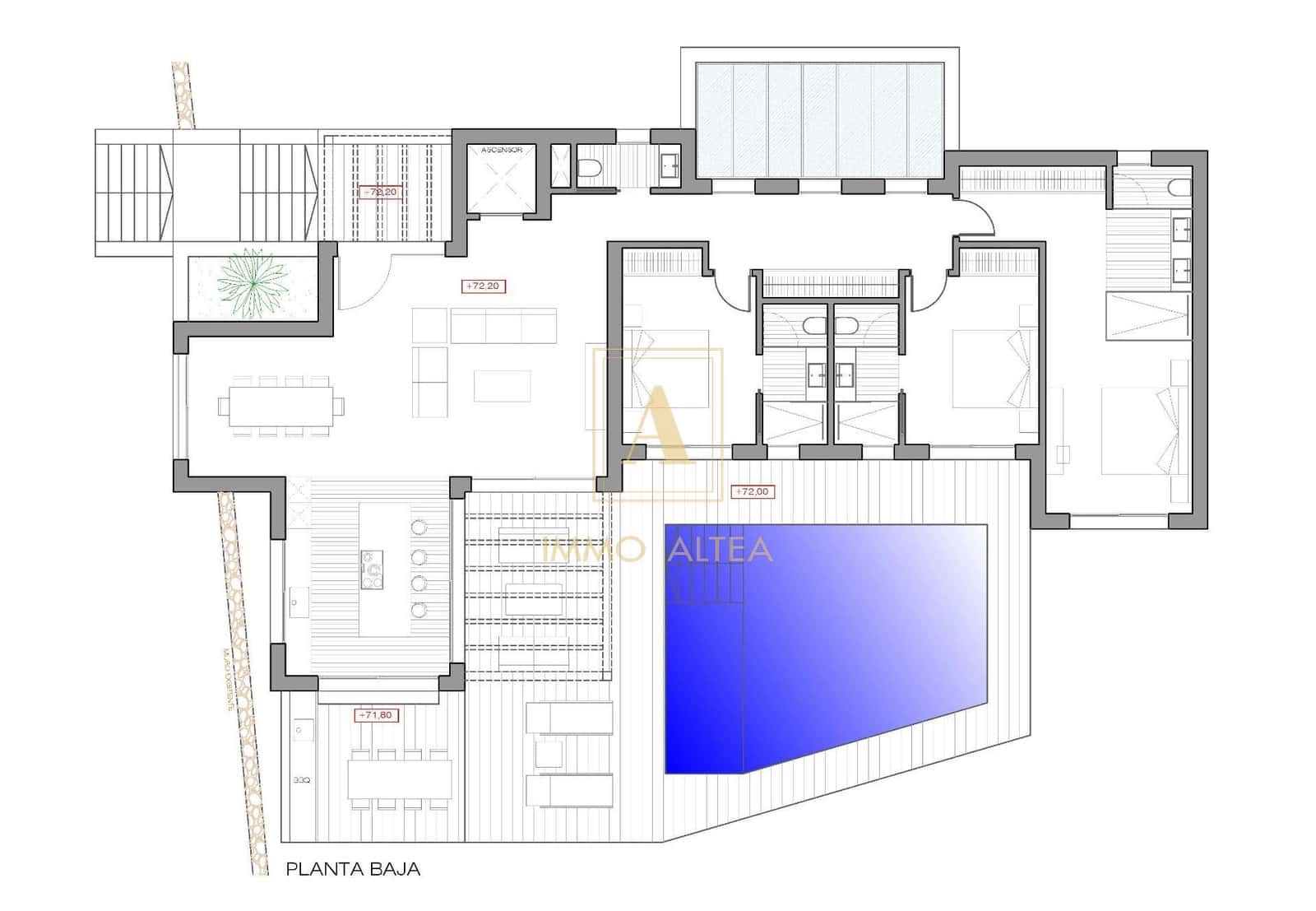 3 slaapkamer Villa te koop in Alicante stad met zwembad garage - € 2.050.000 (Ref: 10020114)