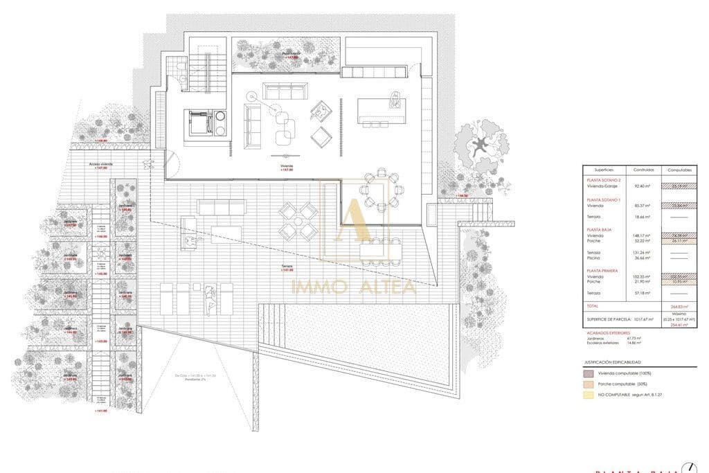 4 soverom Villa til salgs i Alicante by med svømmebasseng garasje - € 3 450 000 (Ref: 10021939)