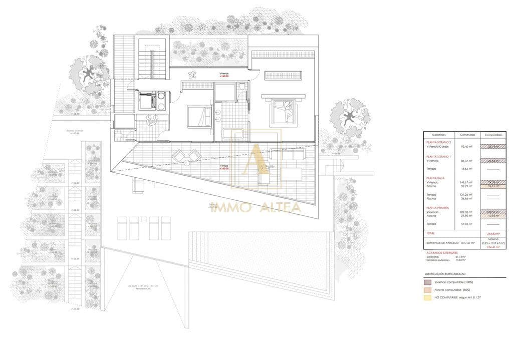 4 soverom Villa til salgs i Alicante by med svømmebasseng garasje - € 3 450 000 (Ref: 10021939)