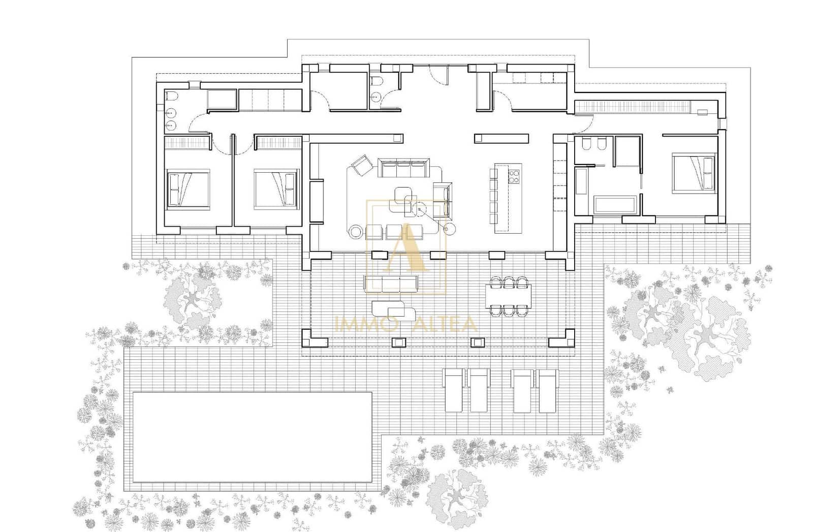 3 sypialnia Willa na sprzedaż w Benissa z basenem - 1 590 000 € (Ref: 10029079)