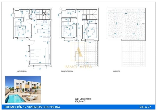 3 camera da letto Villa in vendita in San Fulgencio con piscina garage - 395.000 € (Rif: 10031425)
