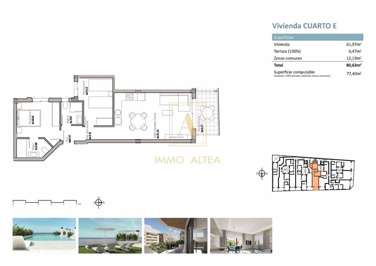 2 slaapkamer Penthouse te koop in Guardamar del Segura met zwembad garage - € 352.000 (Ref: 10063748)