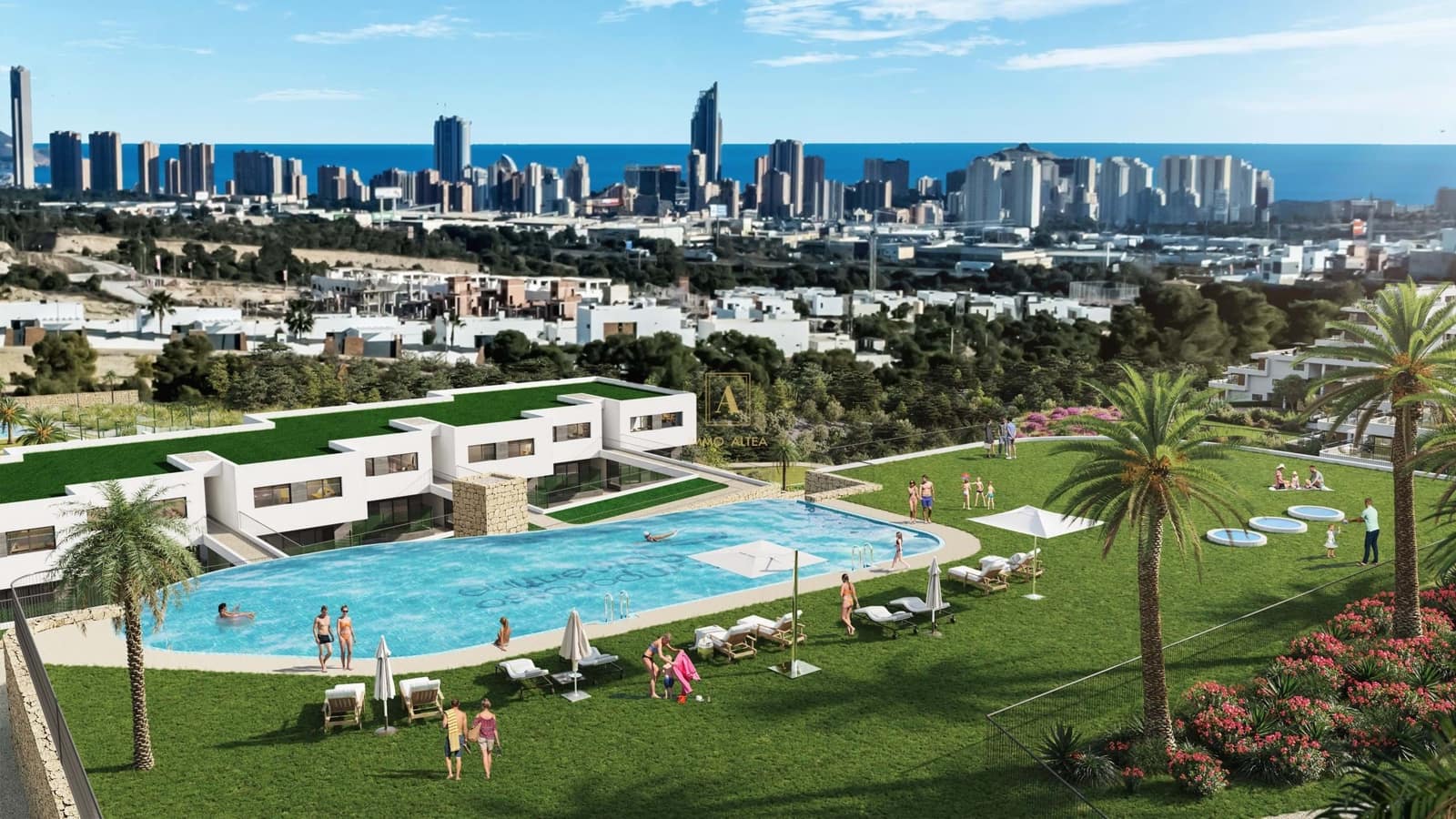 2 soverom Leilighet til salgs i Finestrat med svømmebasseng garasje - € 390 000 (Ref: 7321806)