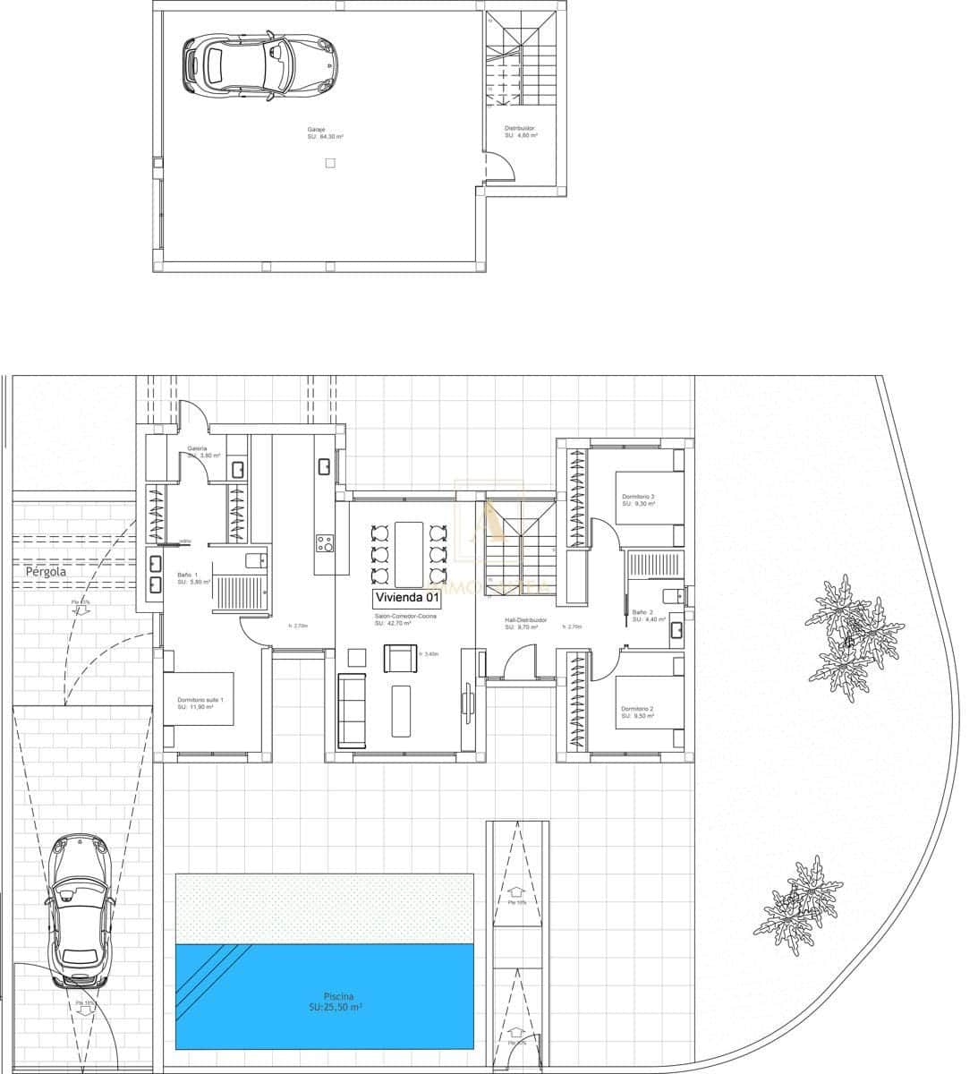 3 bedroom Villa for sale in El Campello - € 849,900 (Ref: 7321856)