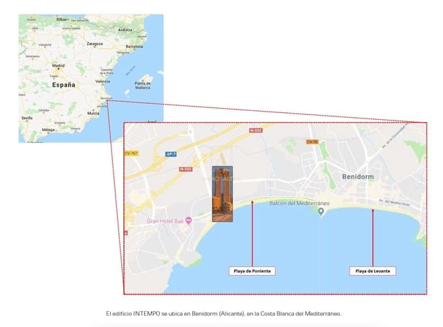 3 Zimmer Apartment zu verkaufen in Benidorm - 1.125.000 € (Ref: 7321882)