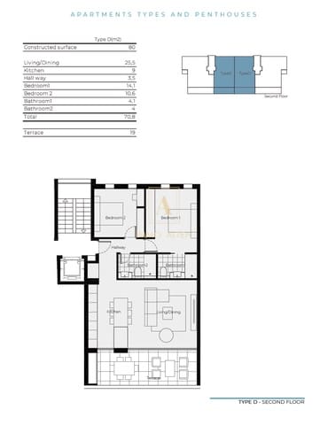 2 soverom Leilighet til salgs i La Nucia med svømmebasseng garasje - € 412 000 (Ref: 7321930)