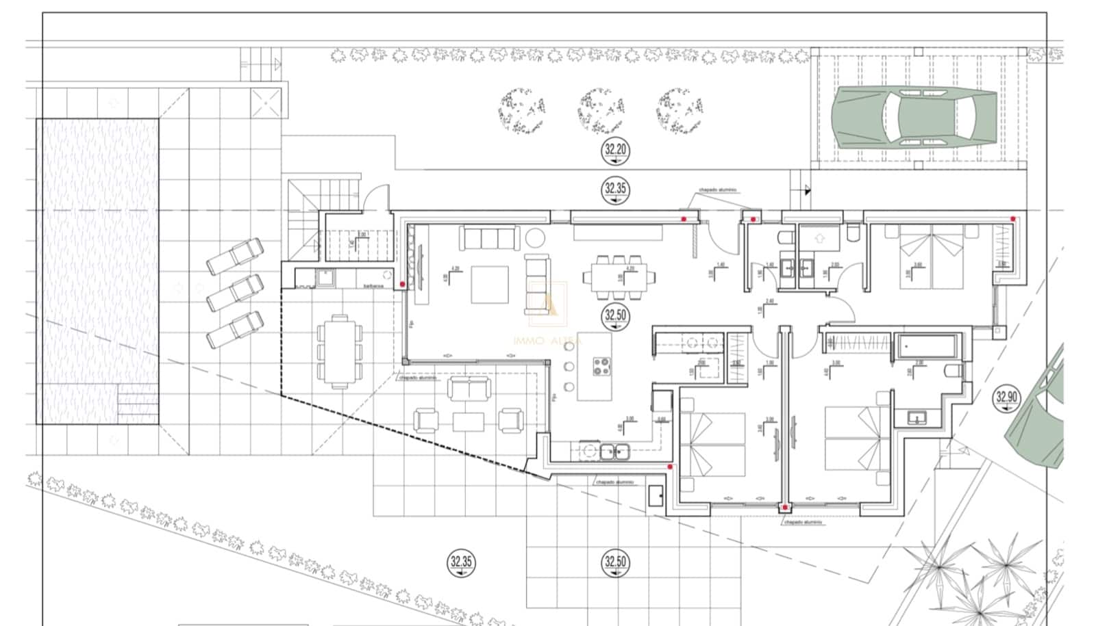 4 soverom Leilighet til salgs i Calpe / Calp med svømmebasseng garasje - € 950 000 (Ref: 7641929)