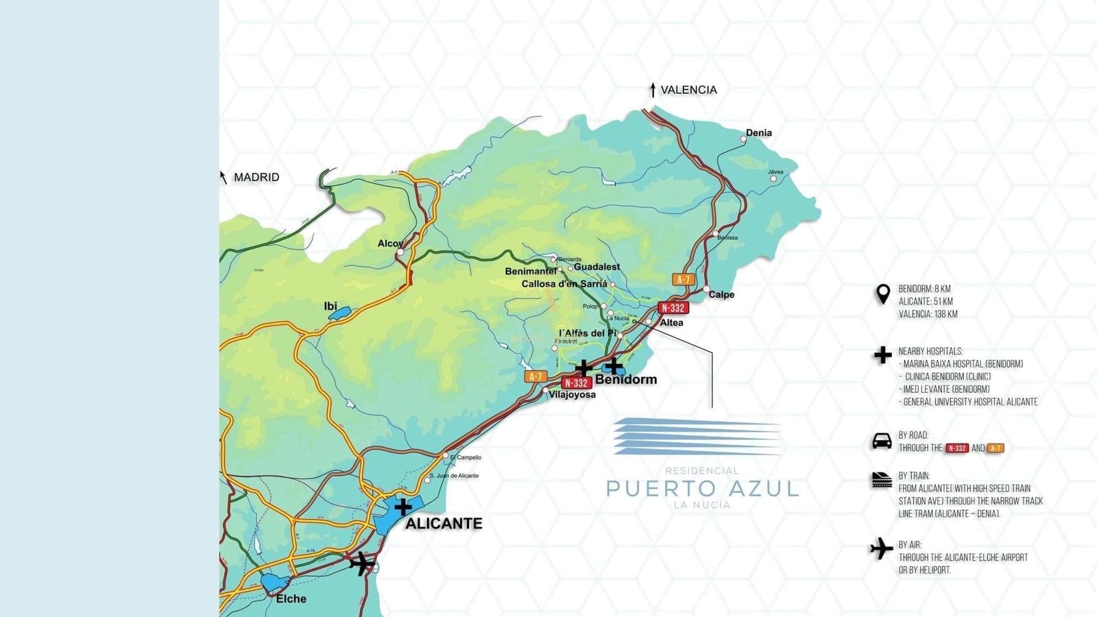 2 soverom Penthouse til salgs i La Nucia med svømmebasseng garasje - € 595 000 (Ref: 7854746)