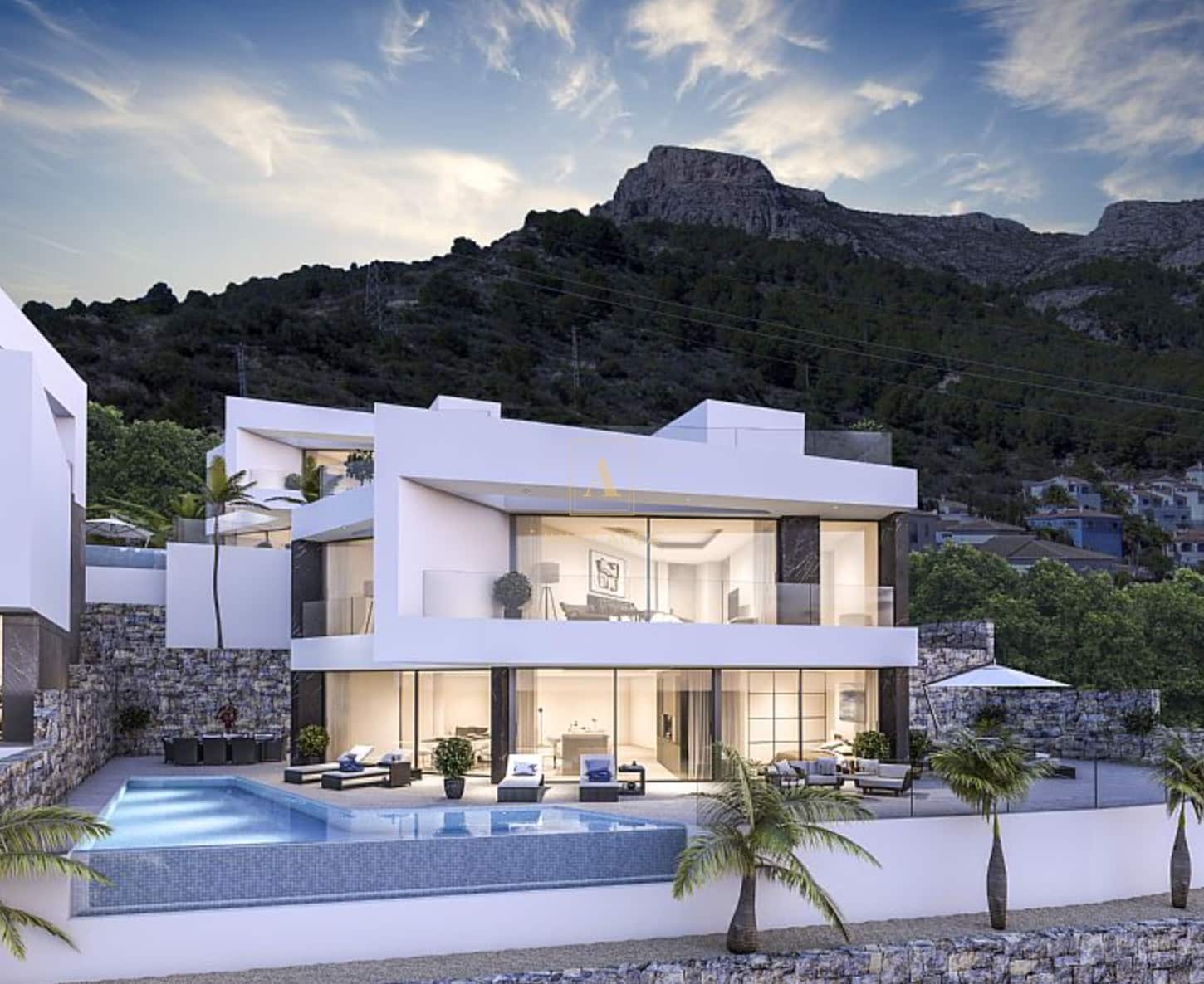 4 soveværelse Villa til salg i Calpe / Calp med swimmingpool - € 1.850.000 (Ref: 8458902)