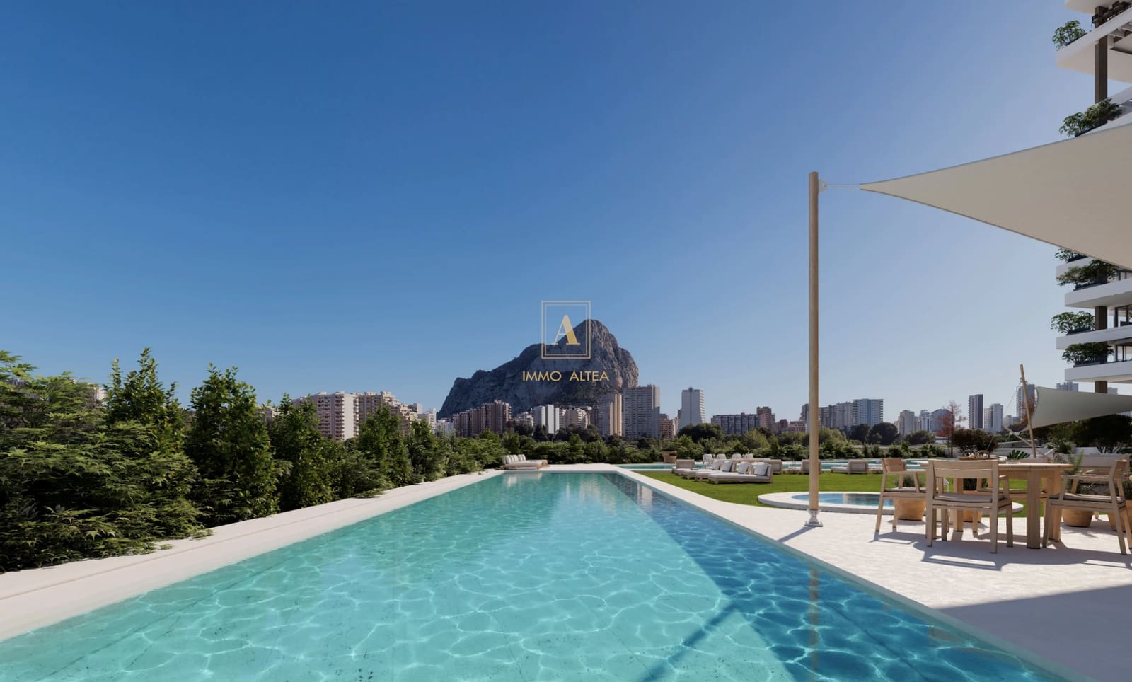 3 makuuhuone Huoneisto myytävänä paikassa Calpe / Calp mukana uima-altaan 
autotalli - 697 000 € (Ref: 9221381)