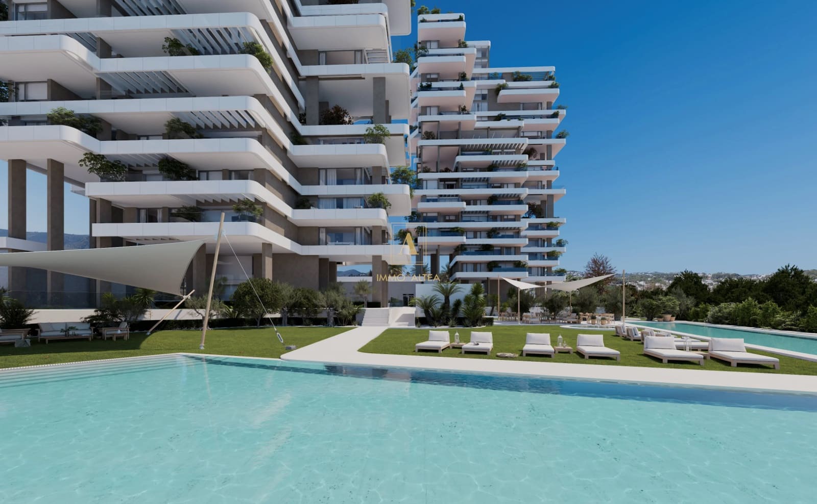 3 makuuhuone Huoneisto myytävänä paikassa Calpe / Calp mukana uima-altaan 
autotalli - 697 000 € (Ref: 9221381)