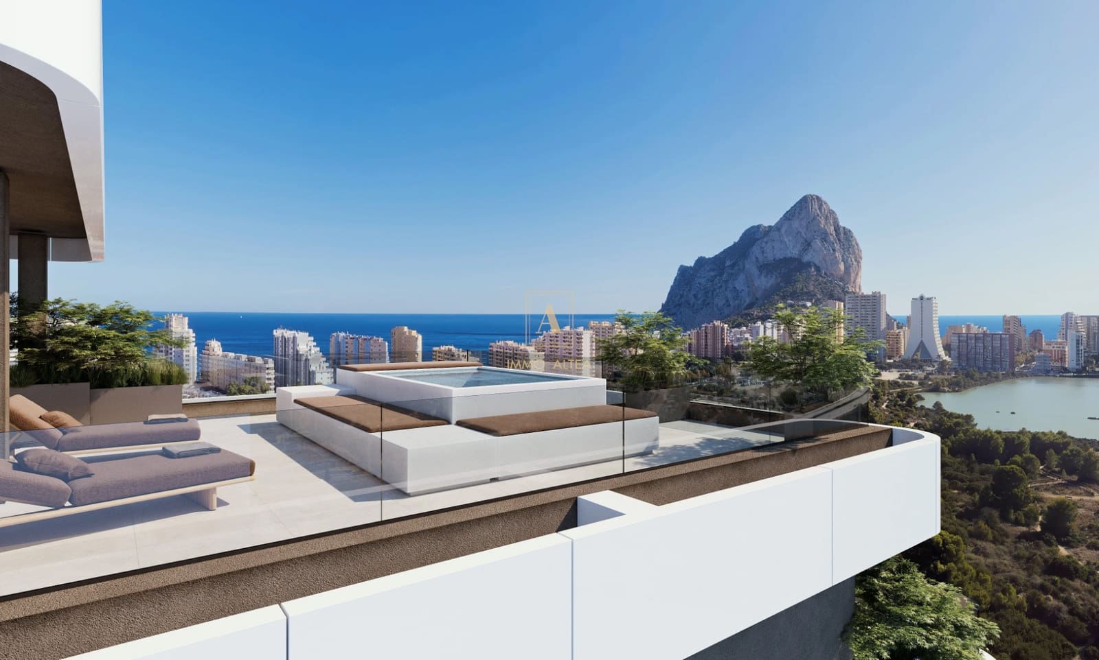 3 quarto Apartamento para venda em Calpe / Calp com piscina garagem - 1 672 000 € (Ref: 9230546)
