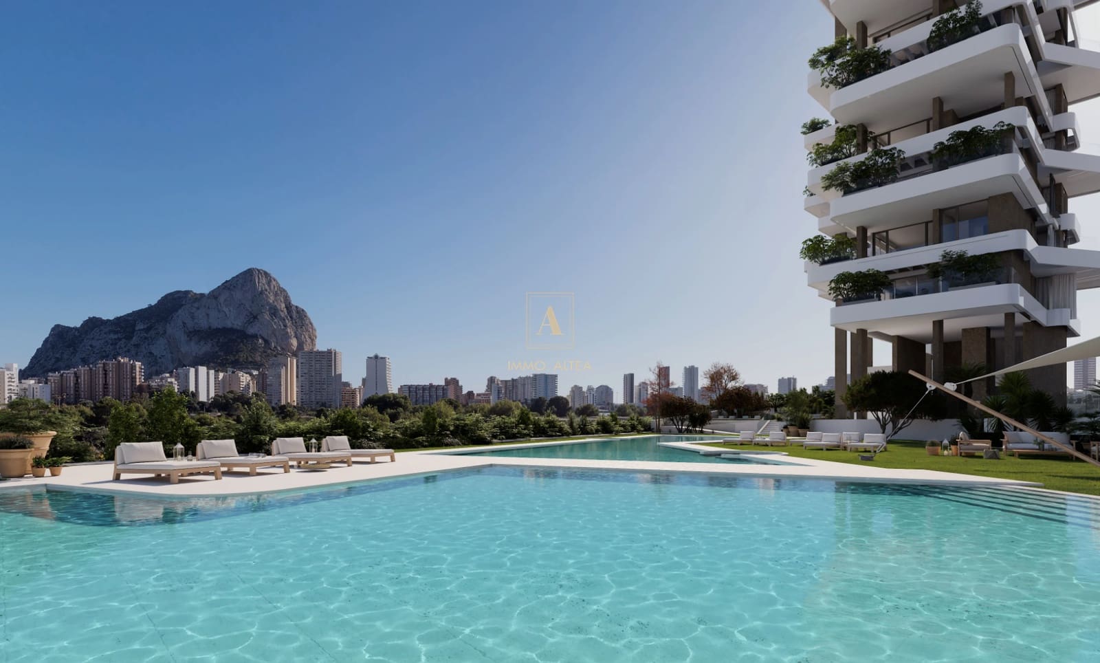 3 quarto Apartamento para venda em Calpe / Calp com piscina garagem - 1 672 000 € (Ref: 9230546)