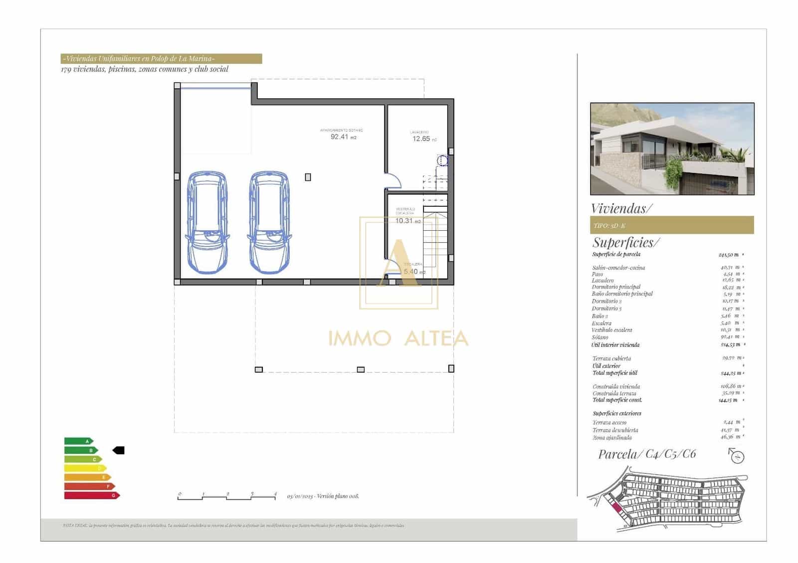 3 bedroom Villa for sale in Polop with pool - € 470,000 (Ref: 9566895)