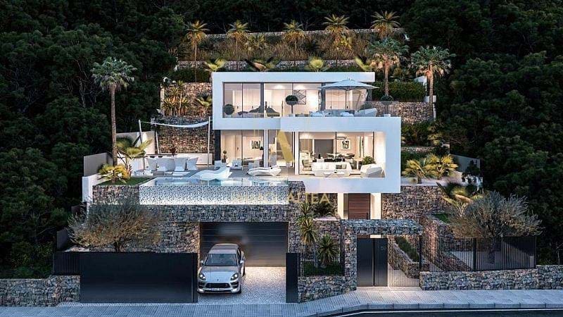 4 makuuhuone Huvila myytävänä paikassa Calpe / Calp mukana uima-altaan - 1 550 000 € (Ref: 9566909)