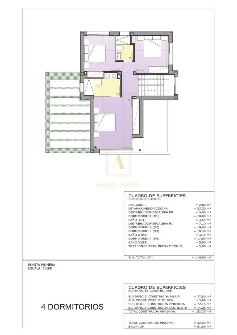 4 sypialnia Willa na sprzedaż w Playa Honda z basenem - 575 000 € (Ref: 9566913)