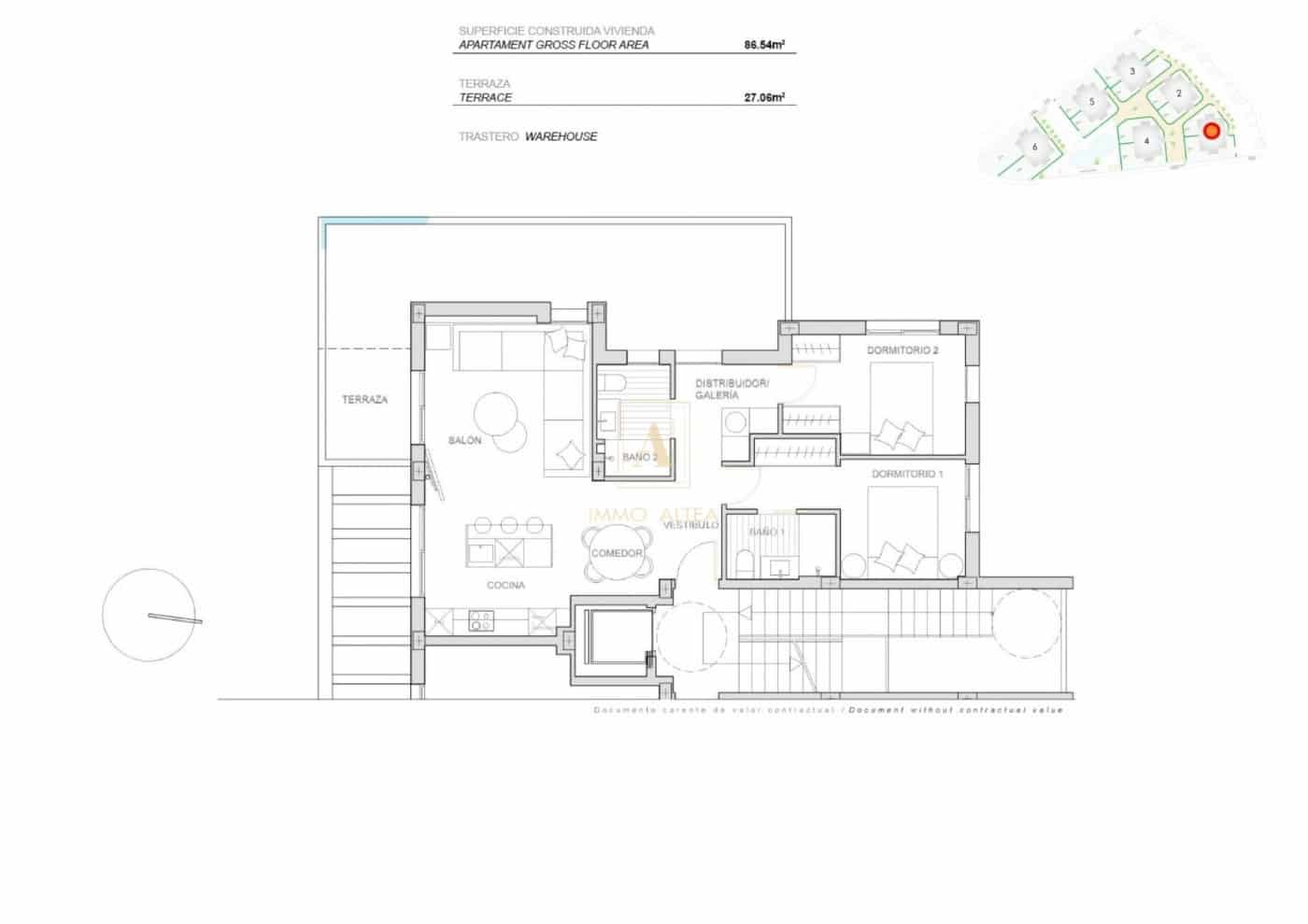 2 quarto Apartamento para venda em Torre-Pacheco com piscina - 293 900 € (Ref: 9566960)