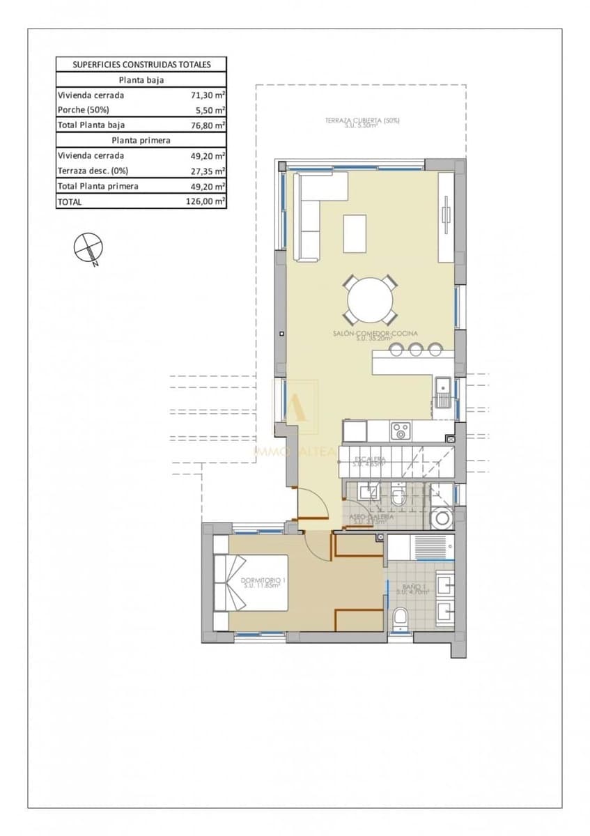 3 makuuhuone Huvila myytävänä paikassa Pilar de la Horadada mukana uima-altaan - 460 000 € (Ref: 9566967)
