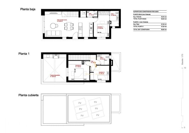 3 makuuhuone Huvila myytävänä paikassa Daya Nueva mukana uima-altaan - 311 000 € (Ref: 9566970)