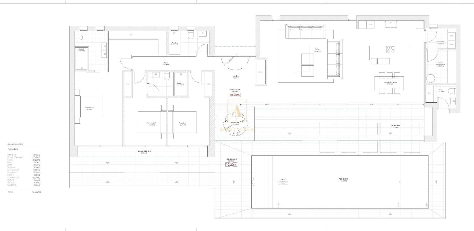 3 makuuhuone Huvila myytävänä paikassa Calpe / Calp mukana uima-altaan - 1 525 000 € (Ref: 9566977)