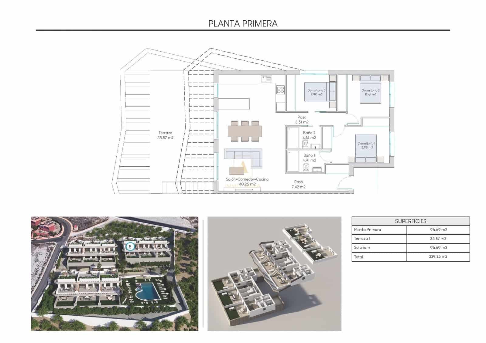 3 chambre Villa/Maison à vendre à Finestrat avec piscine - 479 900 € (Ref: 9567061)