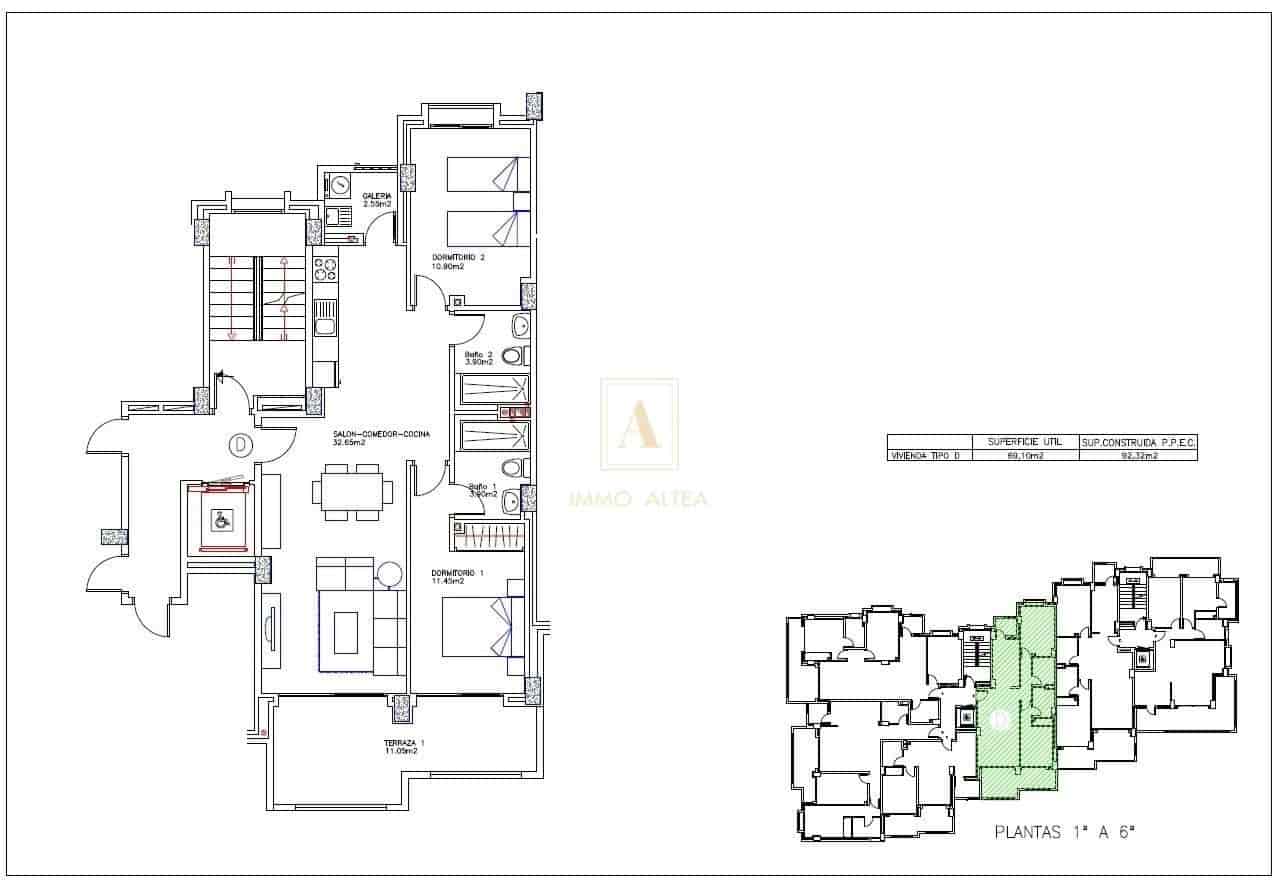 2 Zimmer Apartment zu verkaufen in Cartagena mit Pool - 213.259 € (Ref: 9567077)