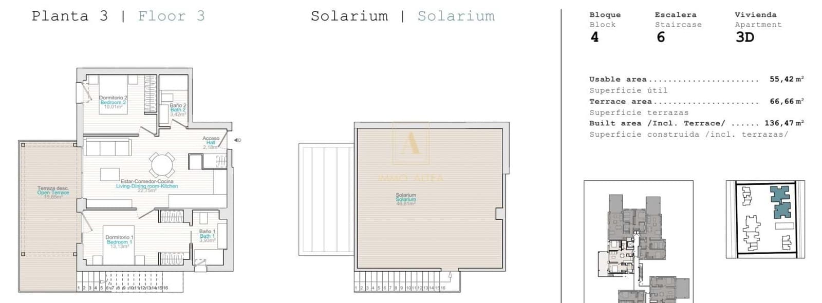 2 Zimmer Penthouse zu verkaufen in El Vergel / Verger mit Pool - 366.000 € (Ref: 9567083)