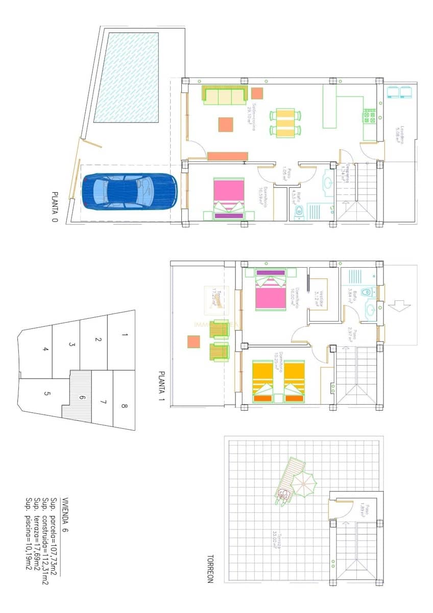 3 camera da letto Villa in vendita in Lo Pagan con piscina - 389.000 € (Rif: 9567101)