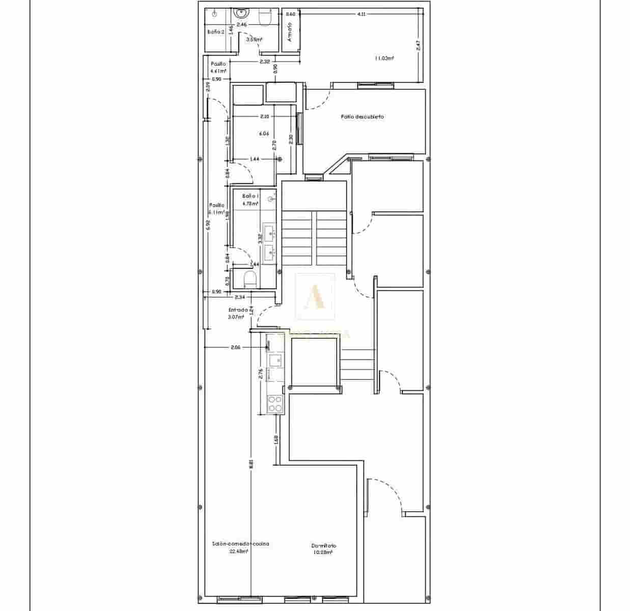 2 Zimmer Apartment zu verkaufen in Alicante / Alacant Stadt - 234.900 € (Ref: 9567145)