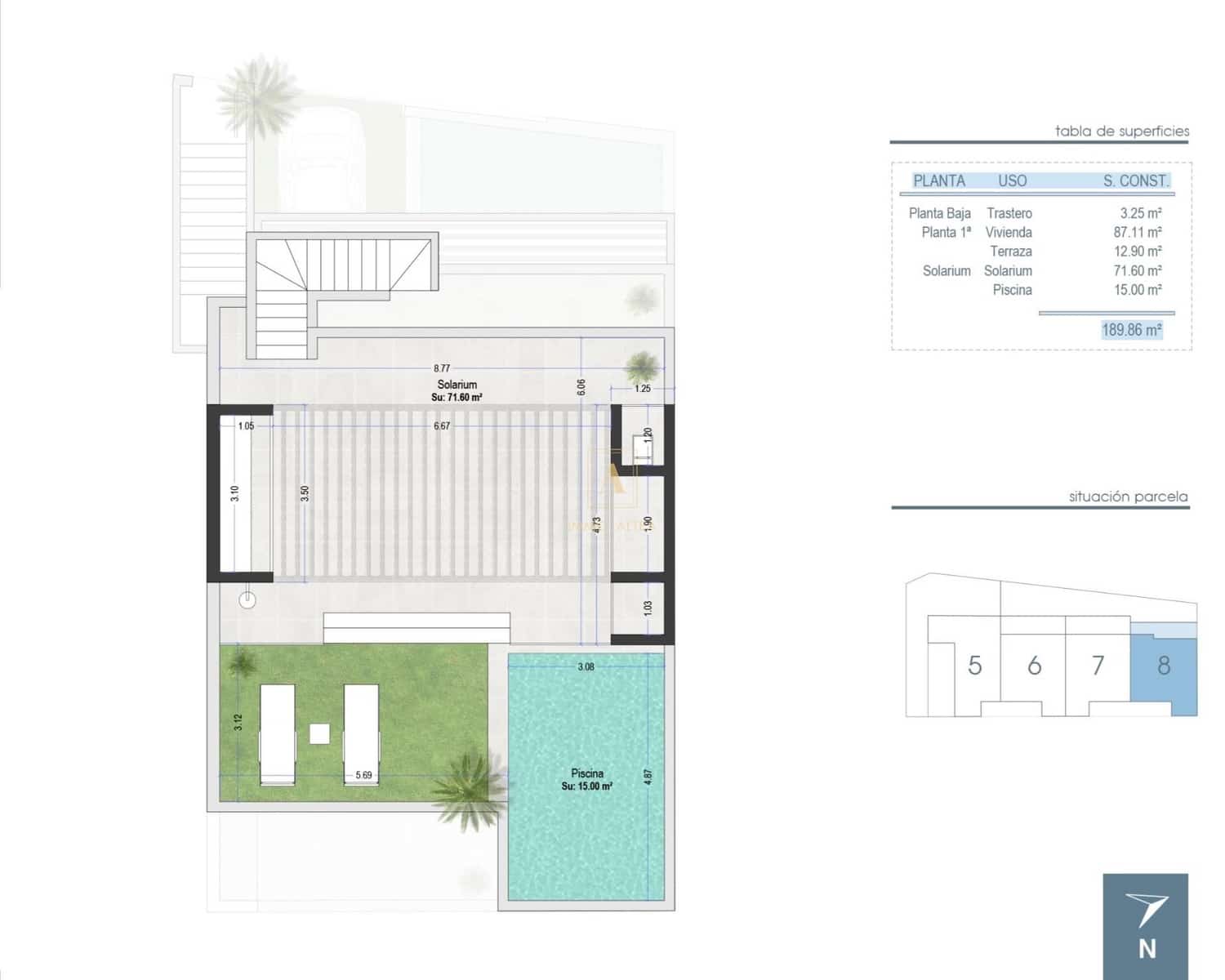 3 camera da letto Villa in vendita in San Pedro del Pinatar con piscina - 449.000 € (Rif: 9567172)