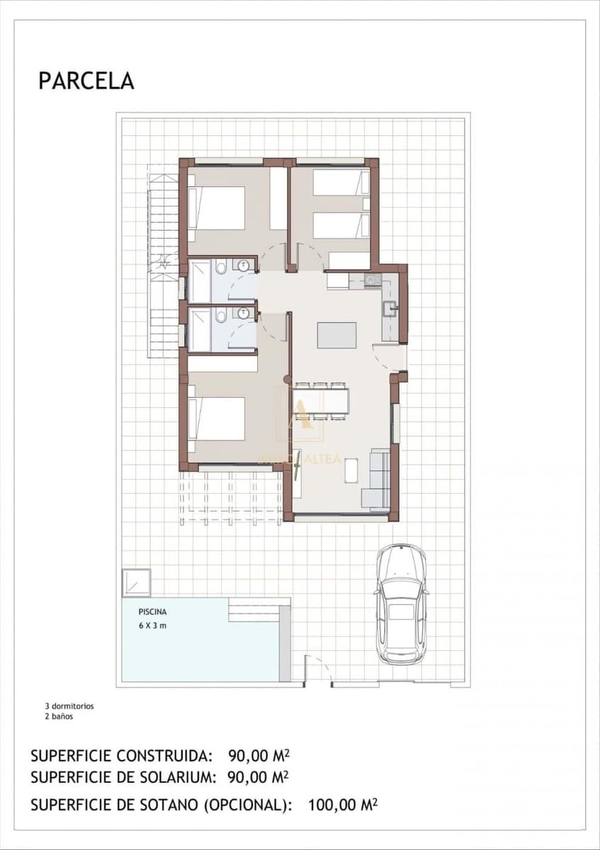 3 sovrum Villa till salu i Vera med pool - 429 000 € (Ref: 9567187)
