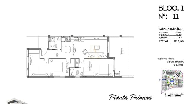 3 camera da letto Appartamento in vendita in Guardamar del Segura con piscina - 235.000 € (Rif: 9567229)