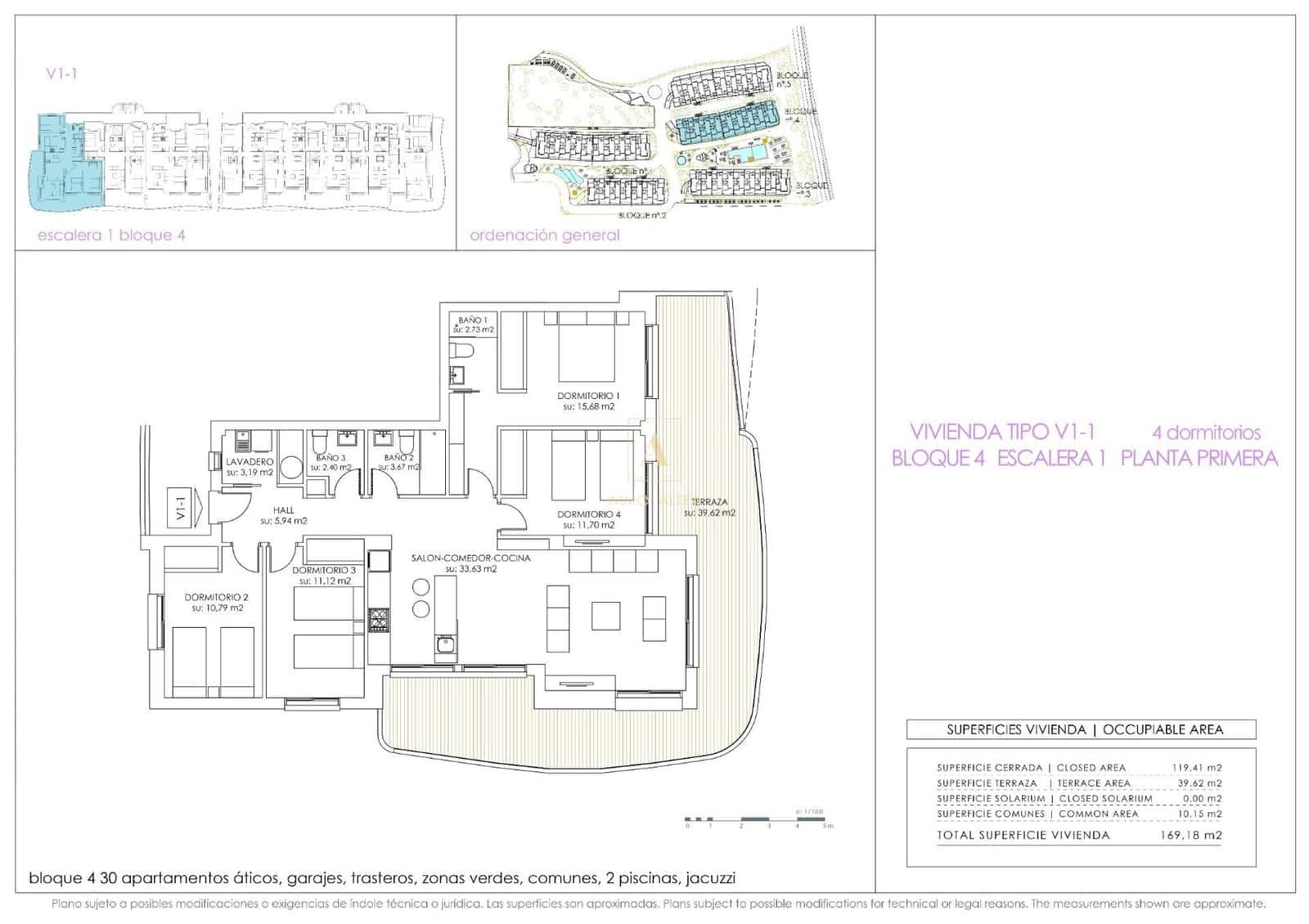 4 soveværelse Lejlighed til salg i Orihuela med swimmingpool - € 499.000 (Ref: 9567260)