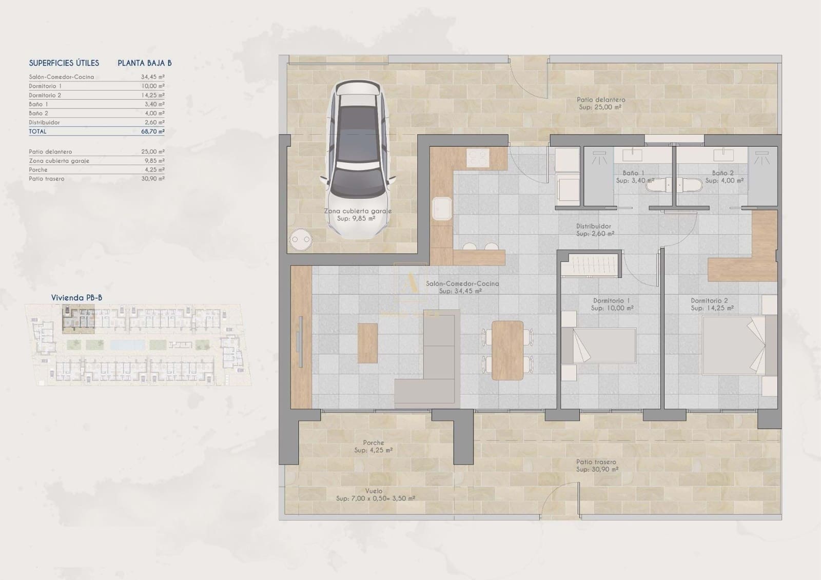 2 quarto Moradia para venda em Torre-Pacheco com piscina - 210 000 € (Ref: 9567358)