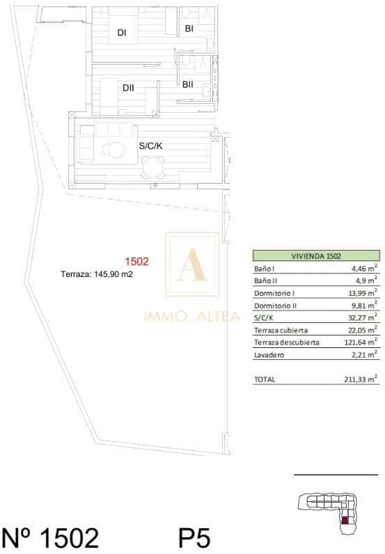 2 sypialnia Apartament na sprzedaż w San Miguel de Salinas z basenem - 289 900 € (Ref: 9567363)