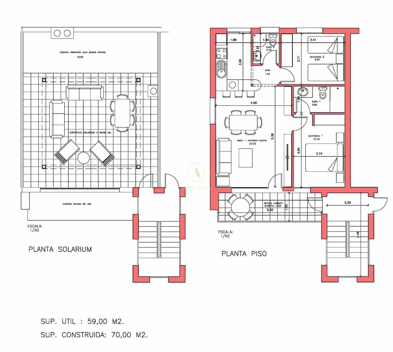 2 makuuhuone Huvila myytävänä paikassa Fuente Alamo de Murcia - 169 790 € (Ref: 9567379)