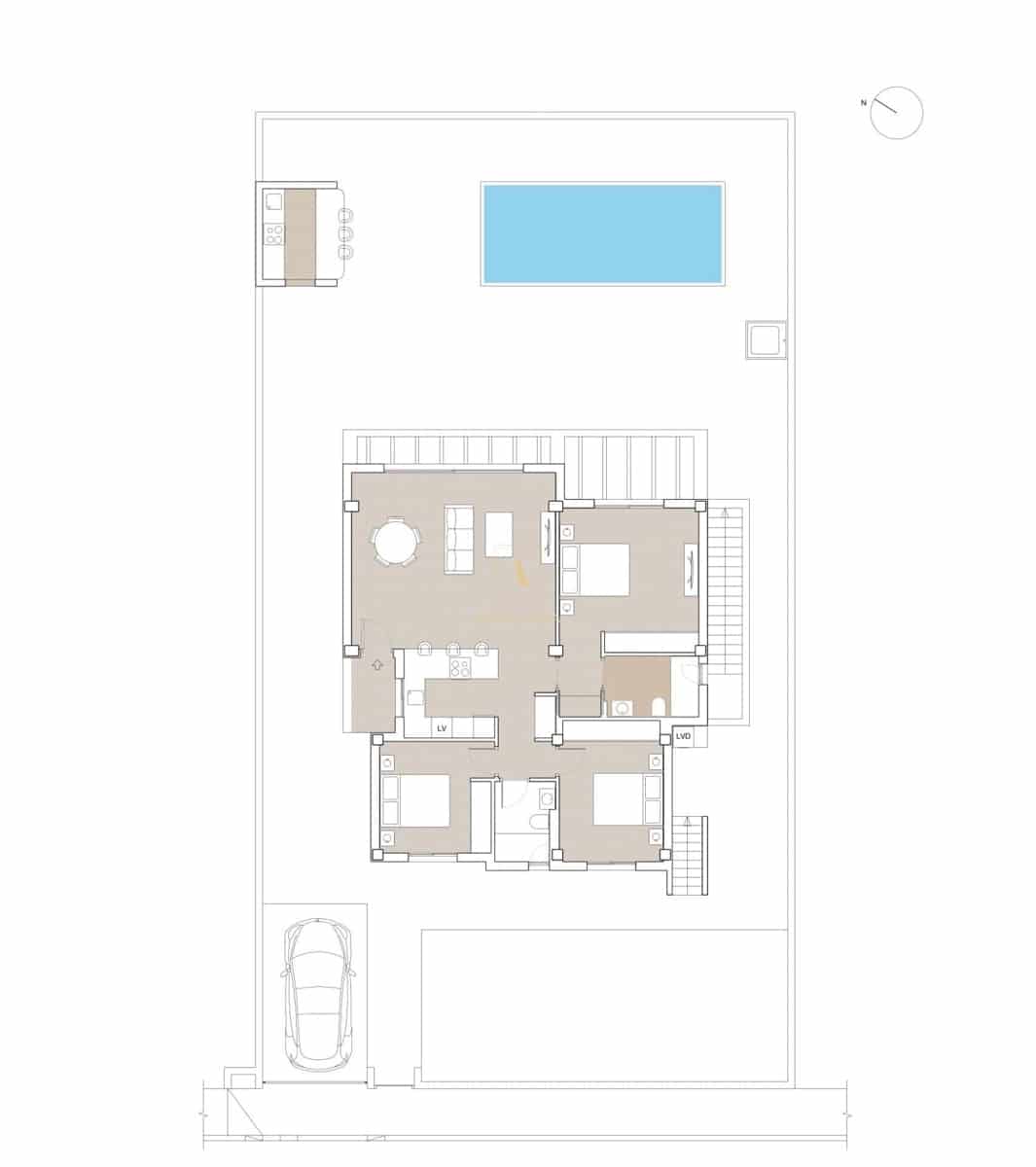 5 soveværelse Villa til salg i Polop med swimmingpool - € 638.650 (Ref: 9567488)