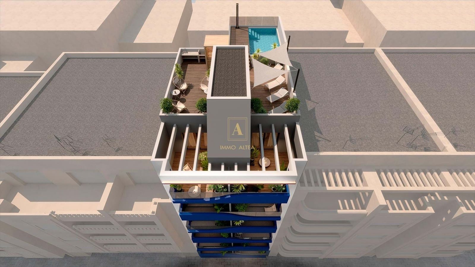 1 Zimmer Penthouse zu verkaufen in Torrevieja mit Pool - 250.000 € (Ref: 9567497)