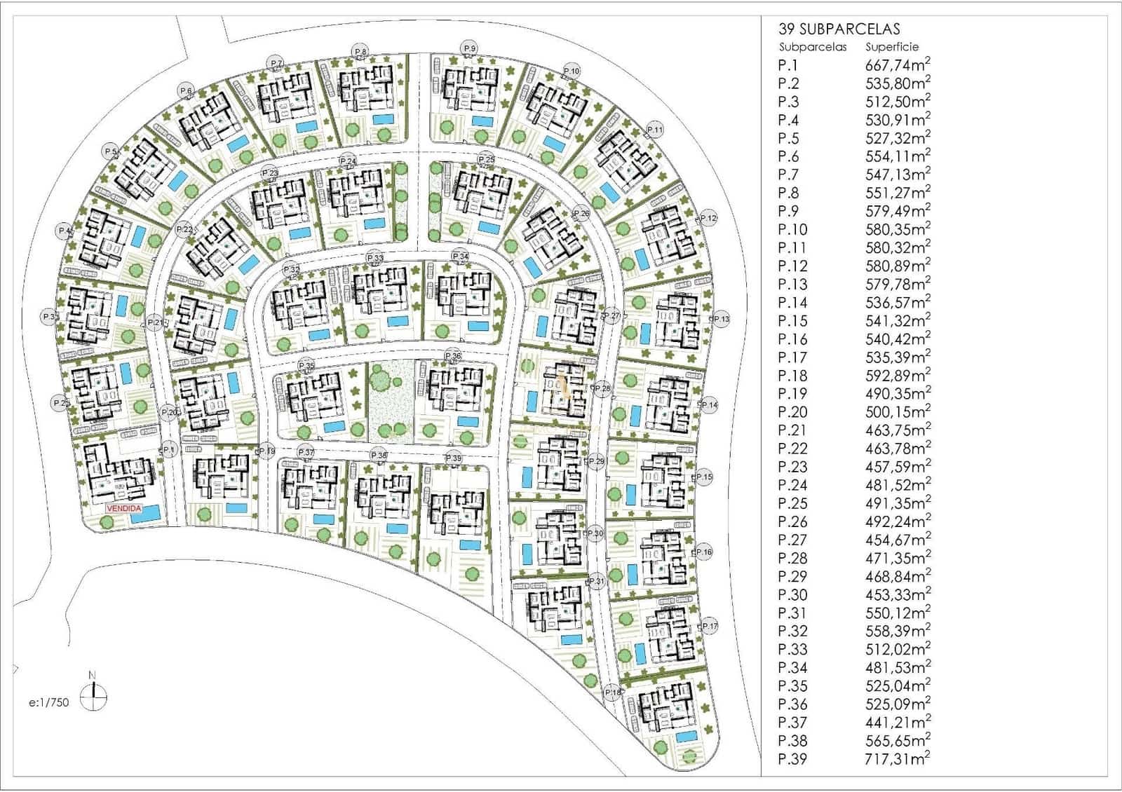 3 chambre Villa/Maison à vendre à Fuente Alamo de Murcia avec piscine - 379 900 € (Ref: 9567507)