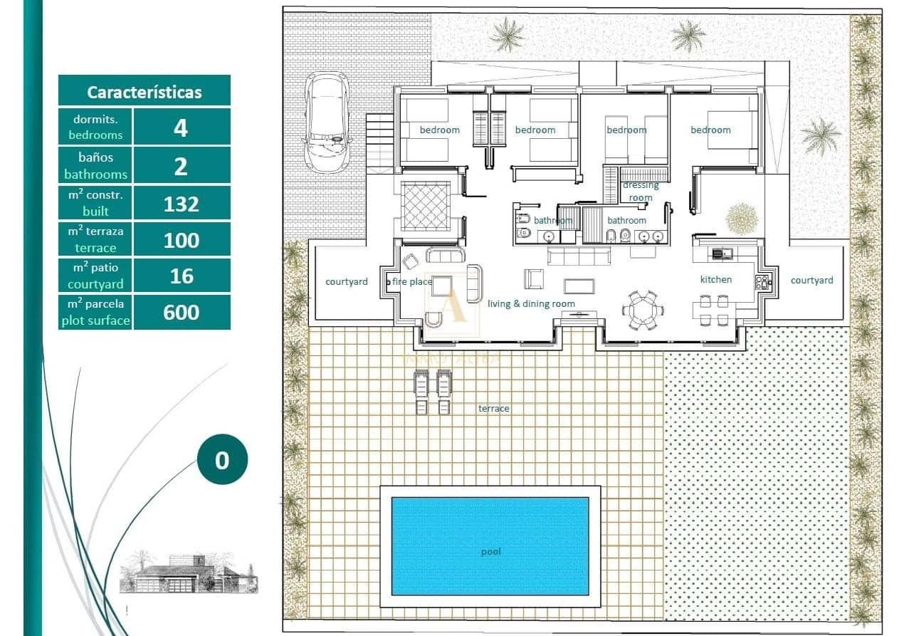 4 chambre Villa/Maison à vendre à Sucina avec piscine - 625 000 € (Ref: 9567509)