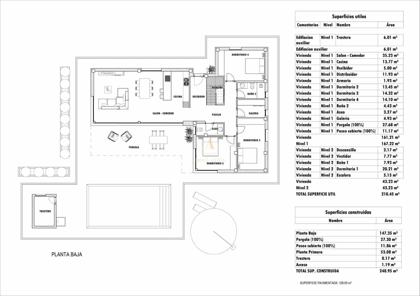 4 soveværelse Villa til salg i Aspe med swimmingpool - € 581.000 (Ref: 9567529)