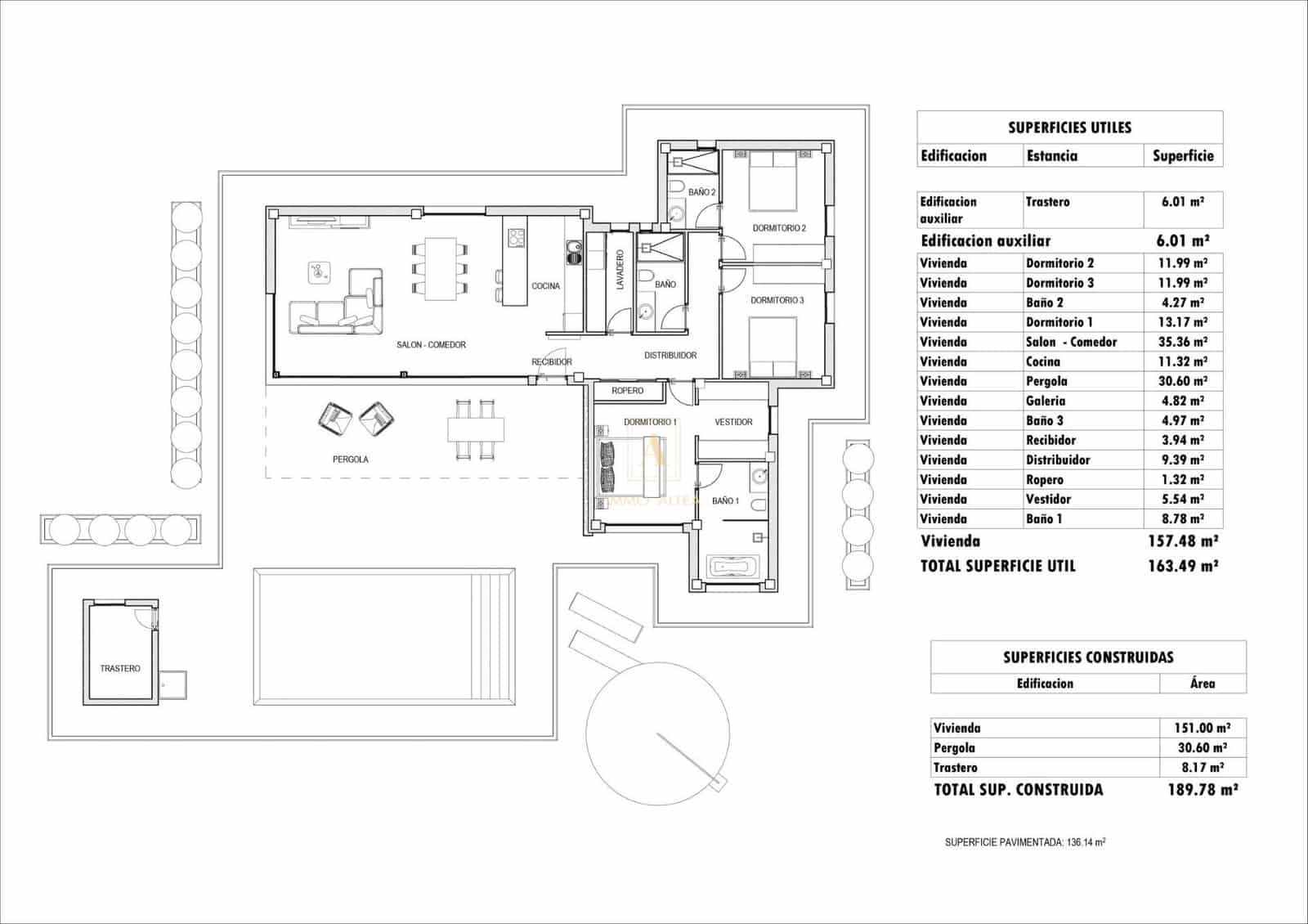 3 soveværelse Villa til salg i Aspe med swimmingpool - € 452.000 (Ref: 9567534)