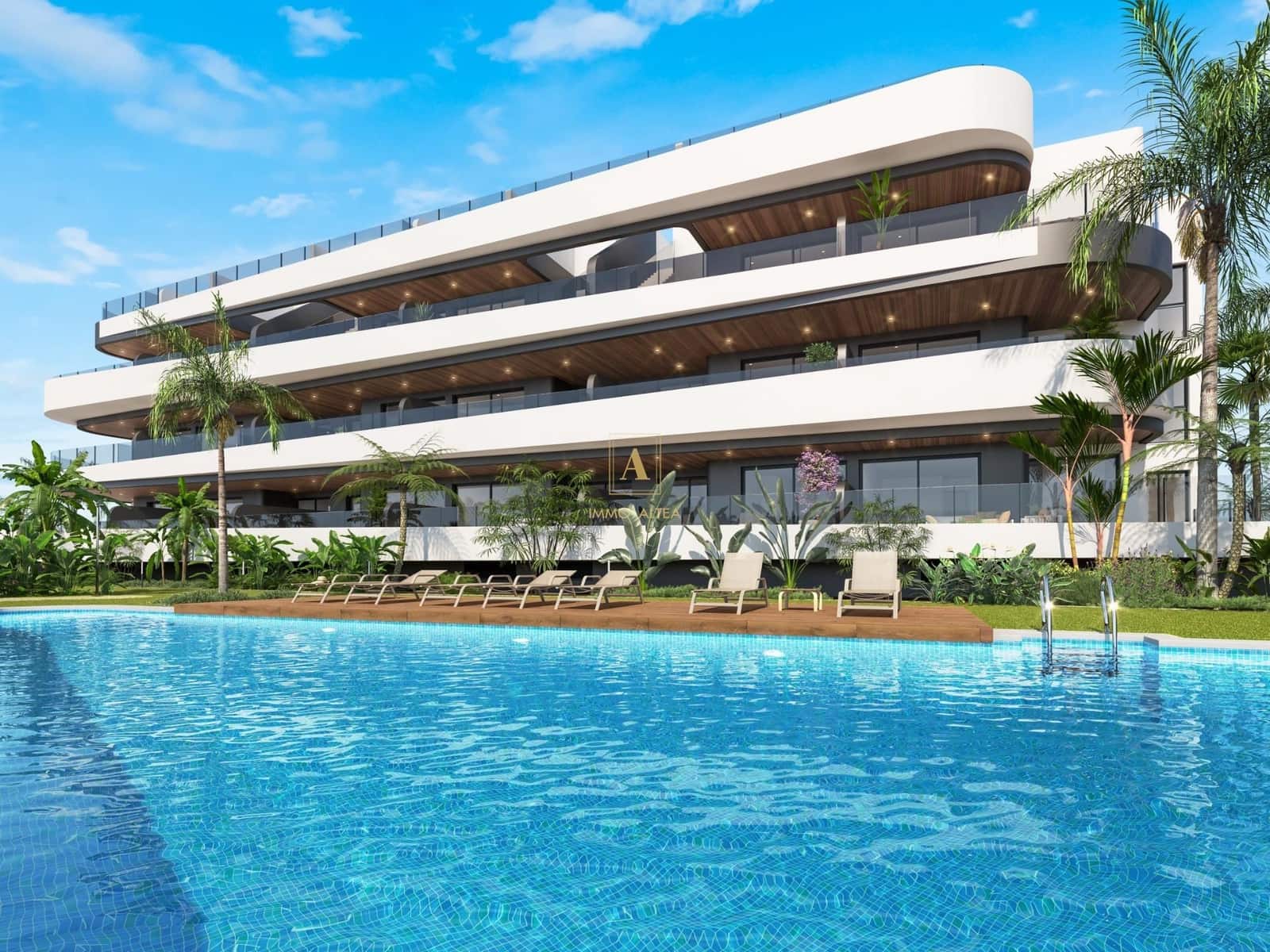 2 quarto Penthouse para venda em Los Alcazares com piscina - 369 000 € (Ref: 9567543)