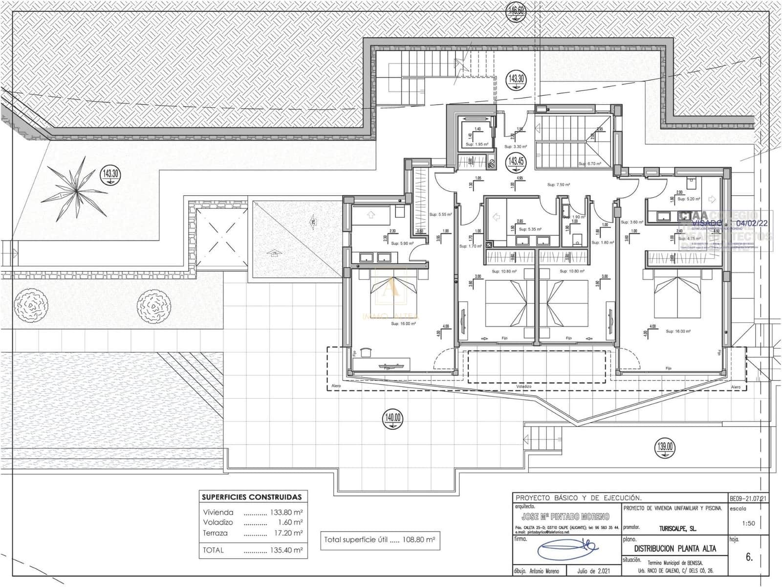 4 sypialnia Willa na sprzedaż w Benissa z basenem - 2 450 000 € (Ref: 9567581)