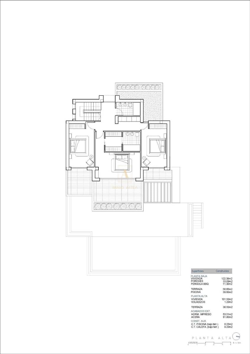 4 soveværelse Villa til salg i Benissa med swimmingpool - € 2.175.000 (Ref: 9567584)